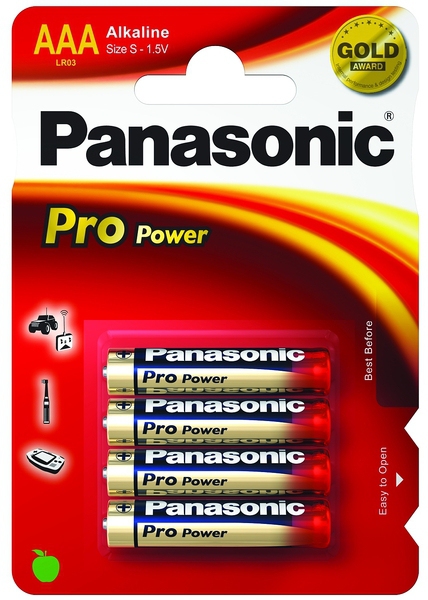 Panasonic 1x4 LR03PPG Einwegbatterie Alkali