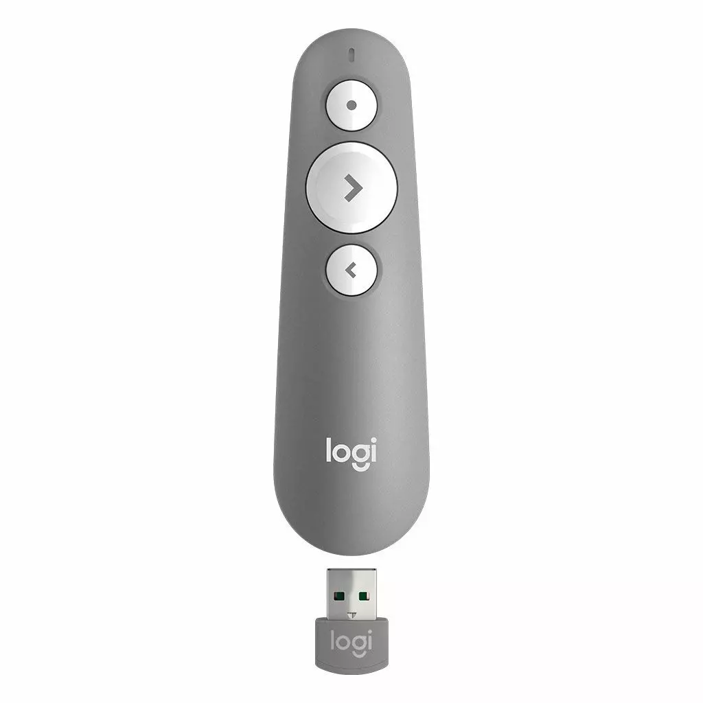 Logitech R500 Funk-Presenter Bluetooth/RF Grau