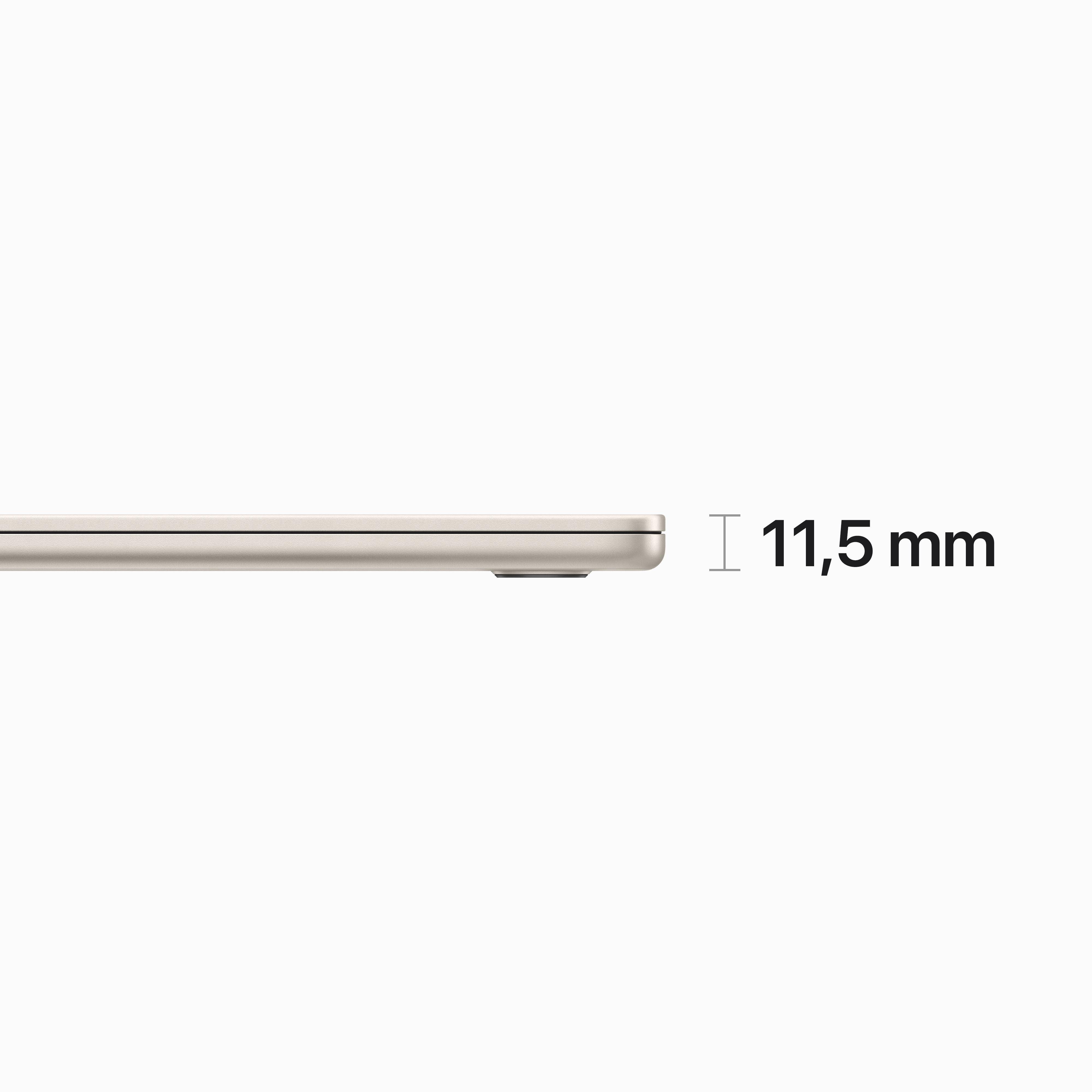 Apple MacBook Air Laptop 38,9 cm (15.3") Apple M M2 8 GB 256 GB SSD Wi-Fi 6 (802.11ax) macOS Ventura Beige