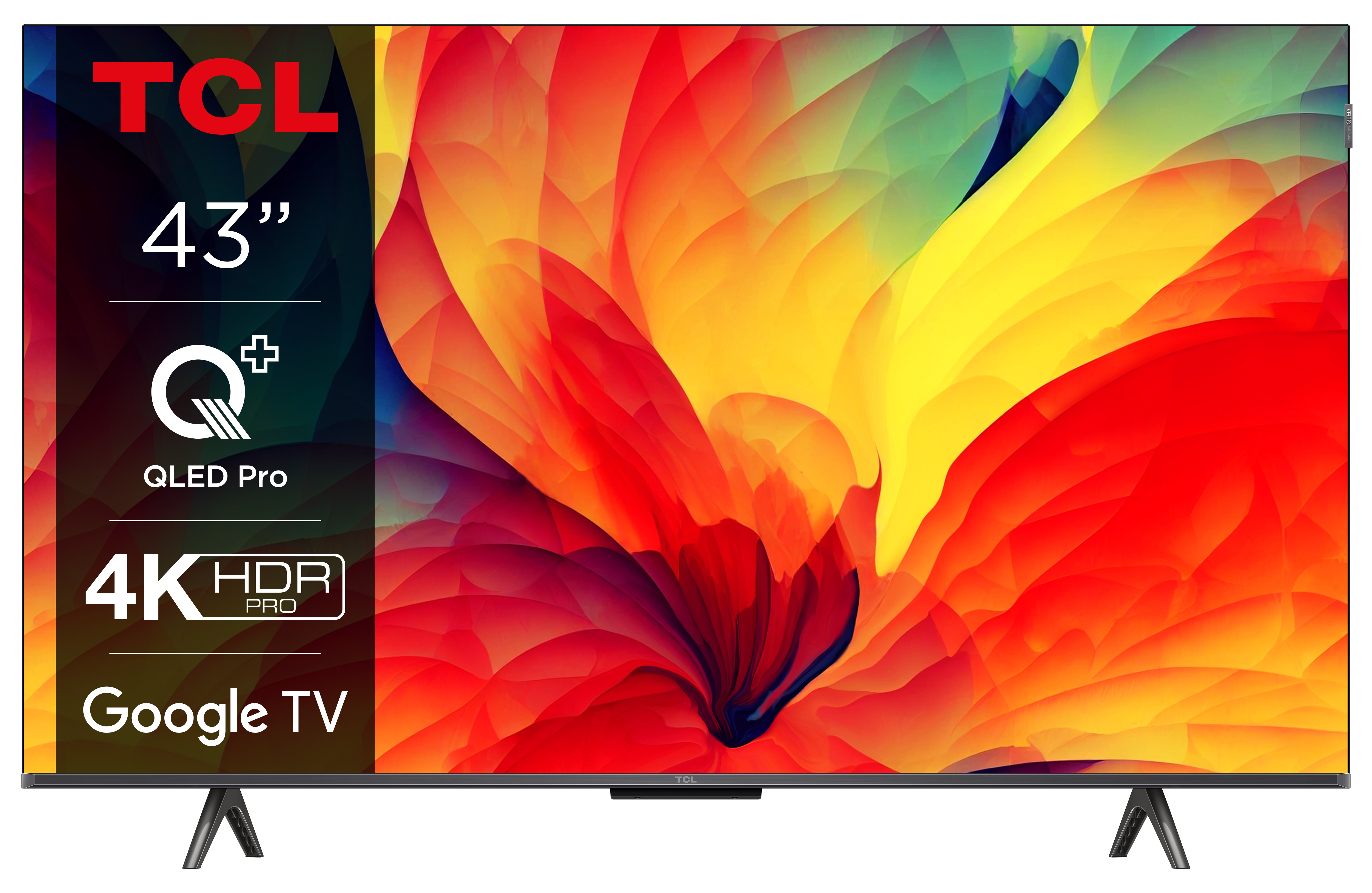 TCL QLED780 43QLED780 Fernseher 109,2 cm (43") 4K Ultra HD Smart-TV Schwarz 450 cd/m²