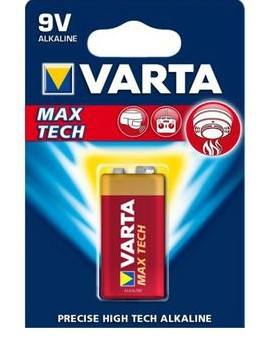 Varta 9V Einwegbatterie Alkali