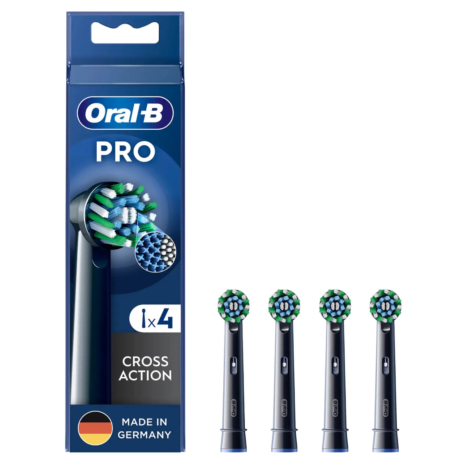 Oral-B CrossAction 4 Stück(e) Schwarz