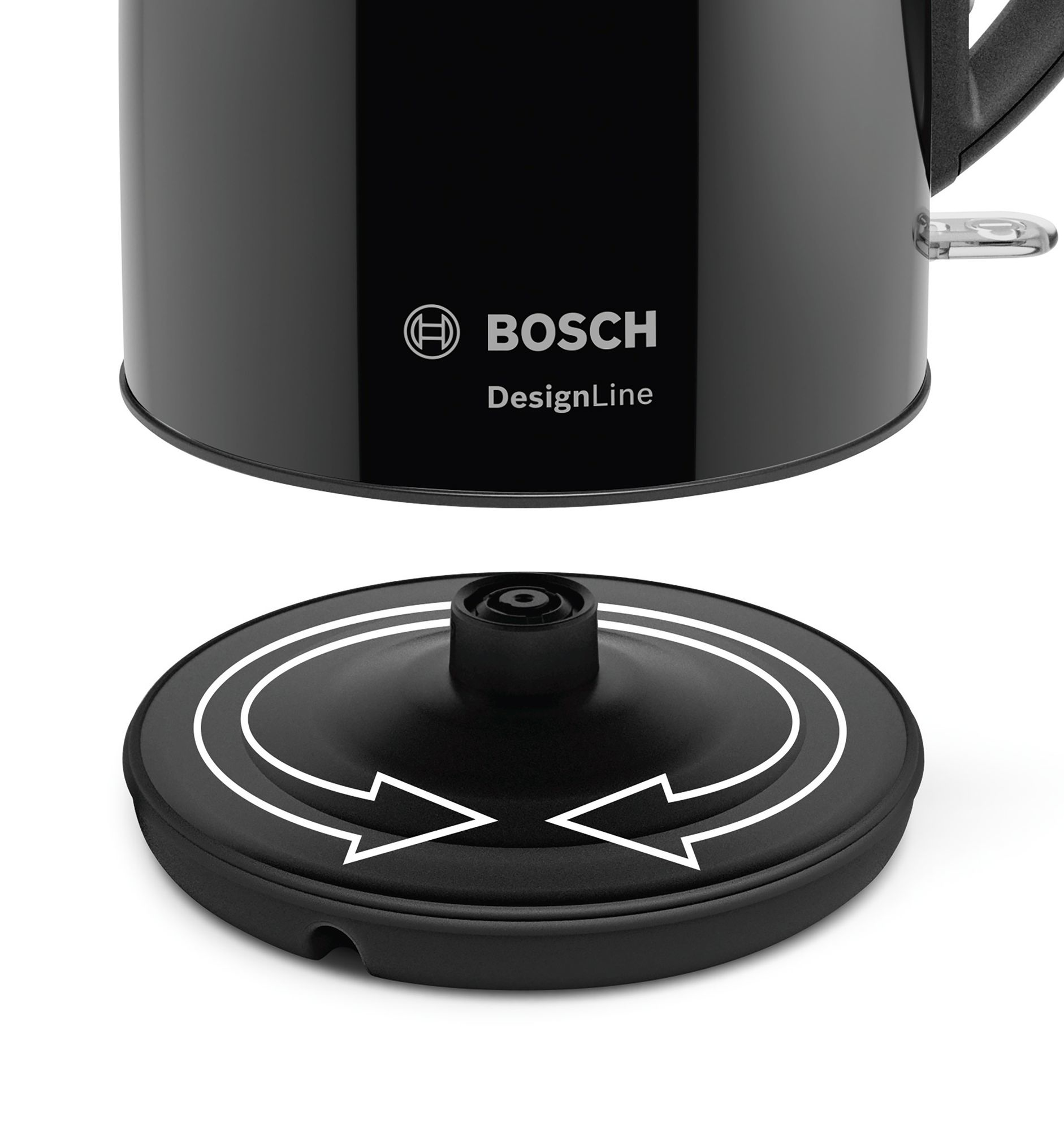 Bosch TWK3P423 Wasserkocher 1,7 l 2400 W Schwarz