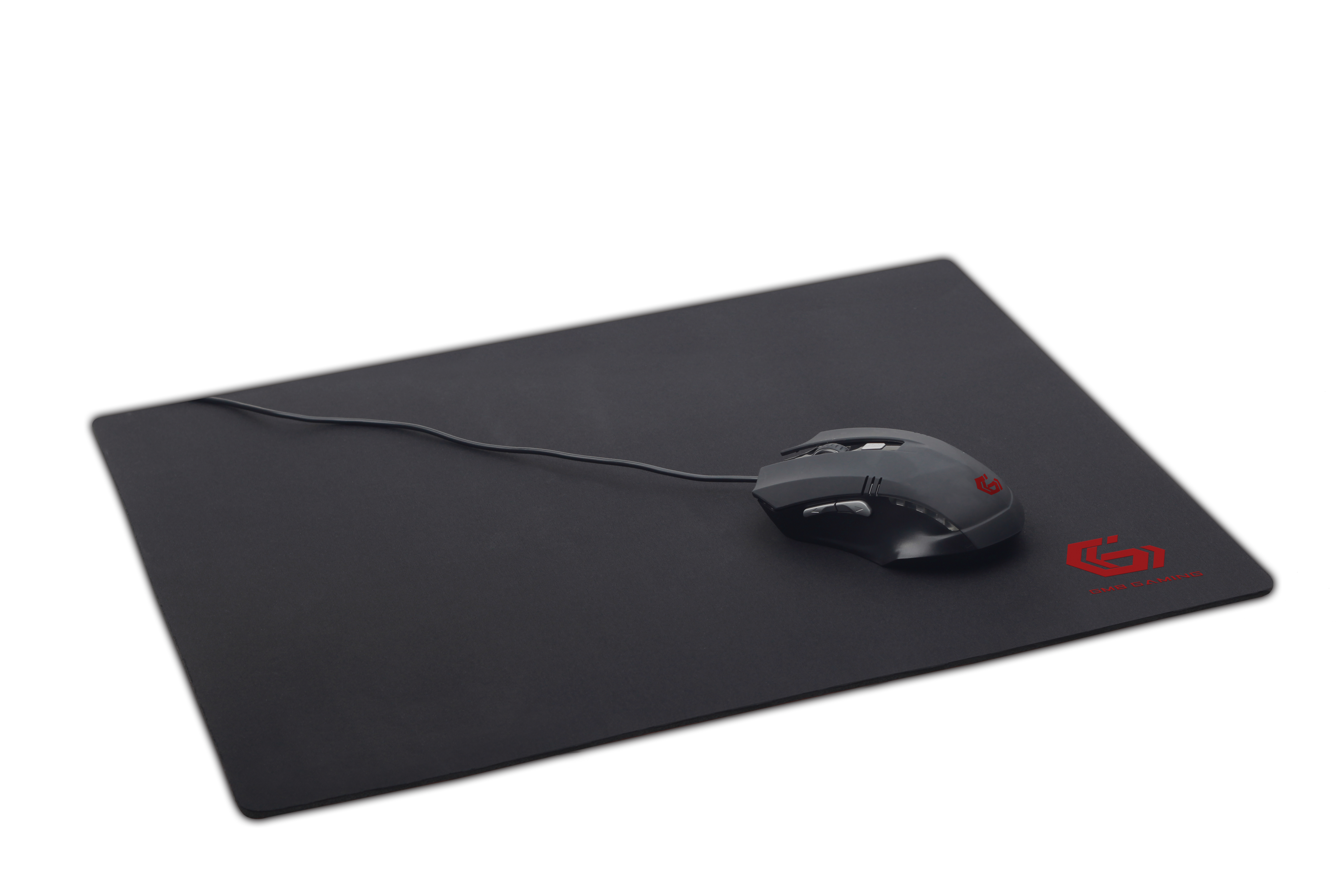 Gembird MP-GAME-L Mauspad Gaming-Mauspad Schwarz
