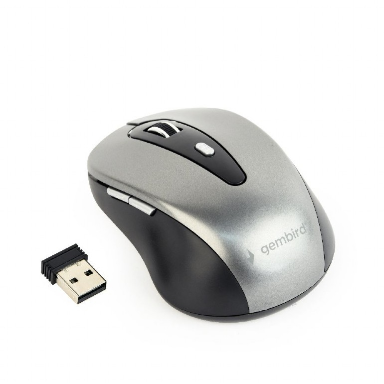 Gembird MUSW-4B-04-BG Maus Büro rechts RF Wireless Optisch 1600 DPI