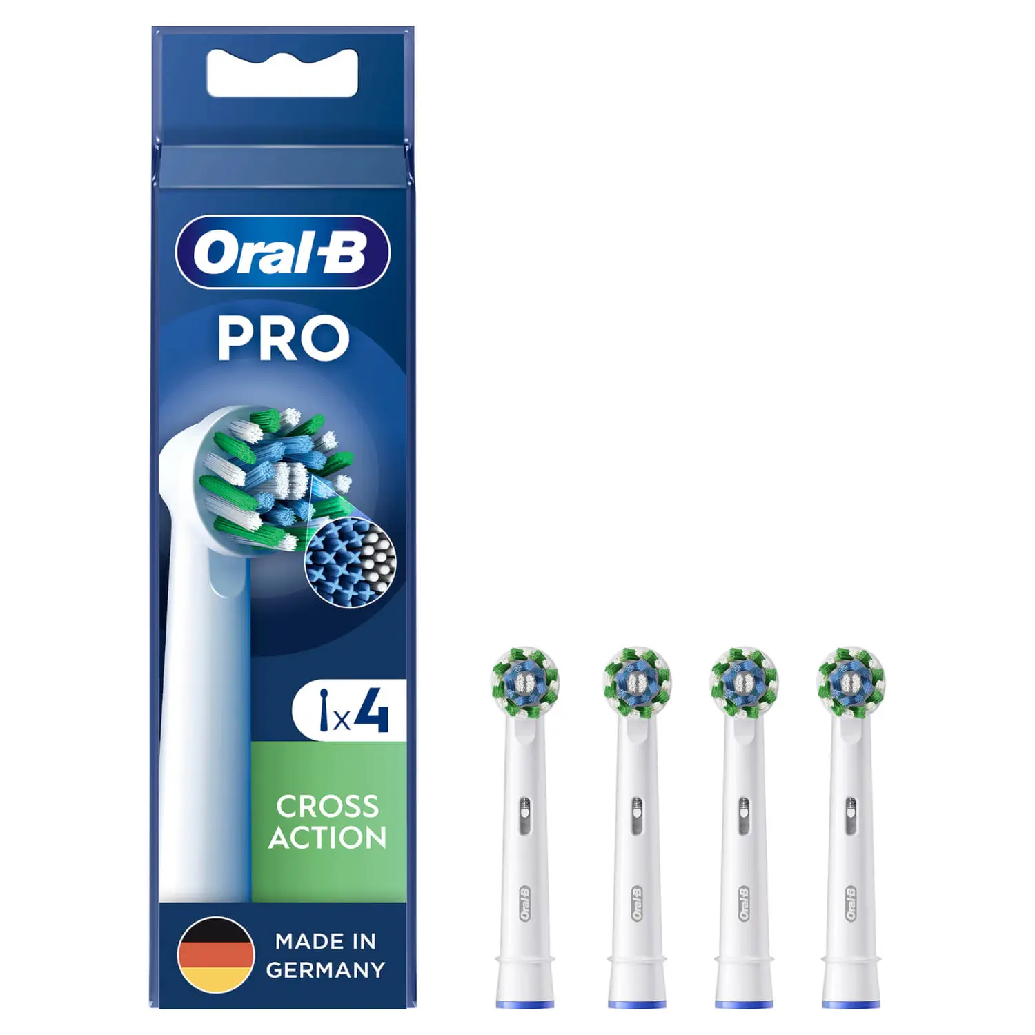 Oral-B CrossAction 4 Stück(e) Weiß