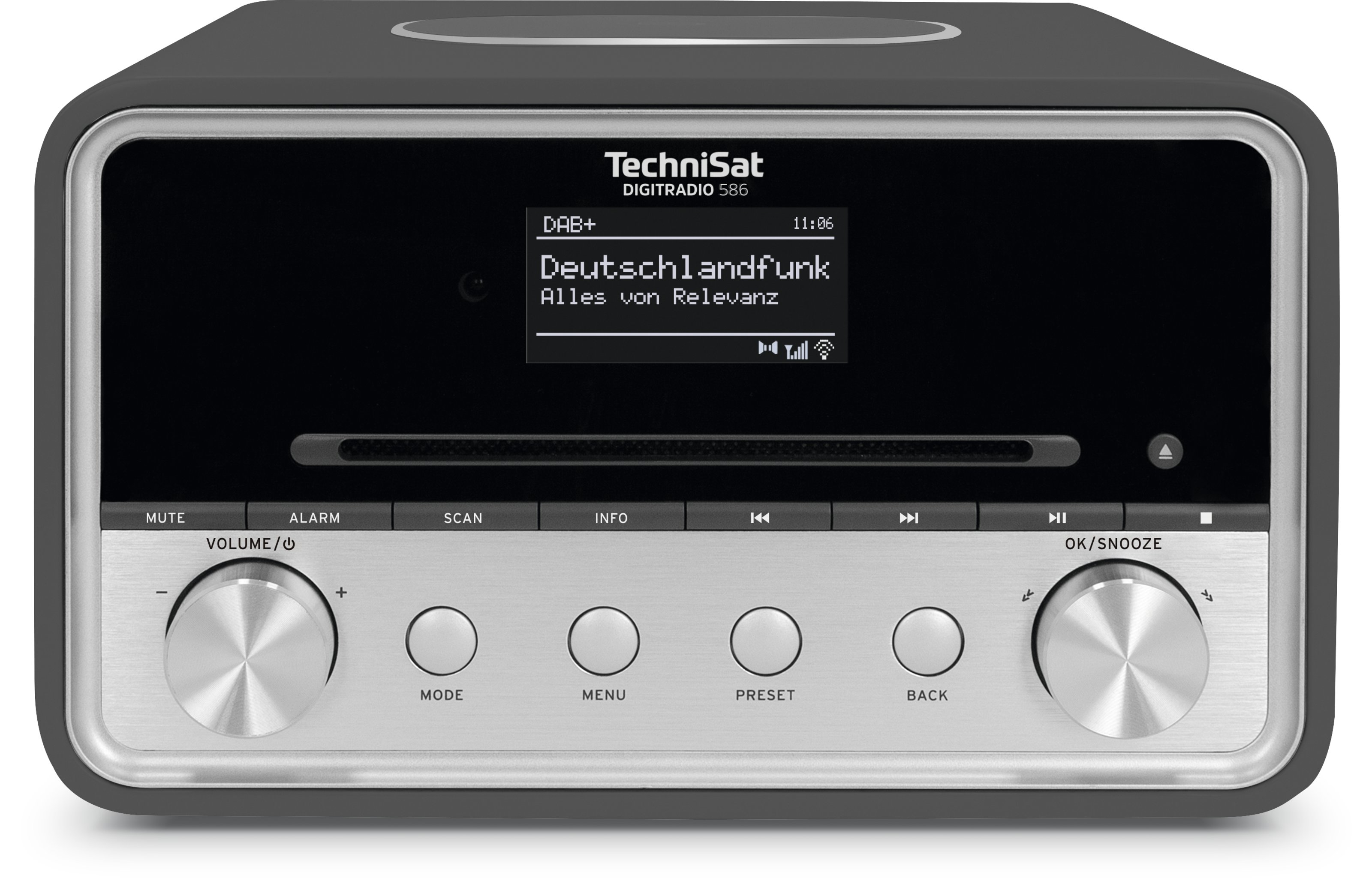 TechniSat Digitradio 586 Persönlich Analog & Digital Anthrazit, Silber