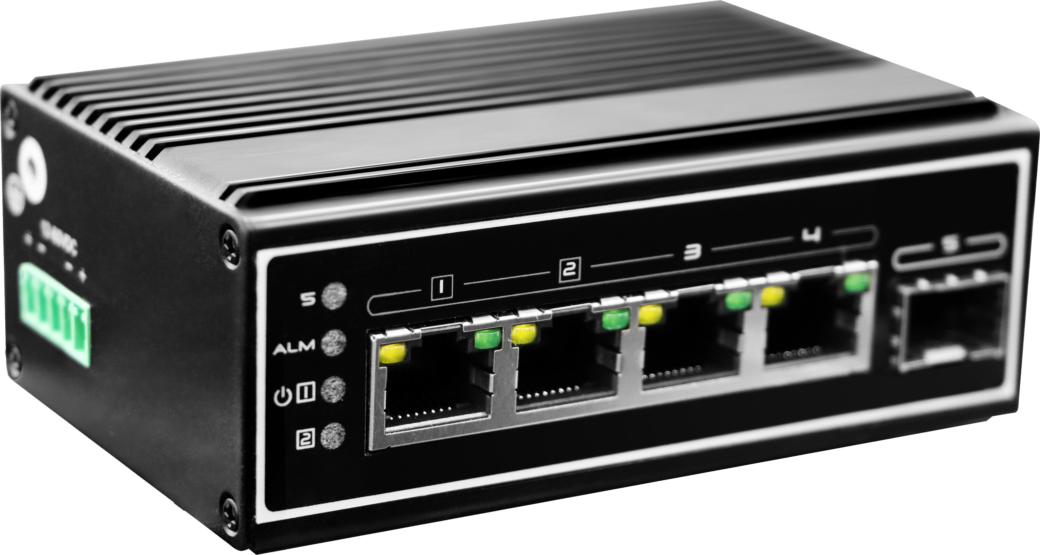 LevelOne IGP-0502 Netzwerk-Switch Unmanaged Gigabit Ethernet (10/100/1000) Power over Ethernet (PoE) Schwarz