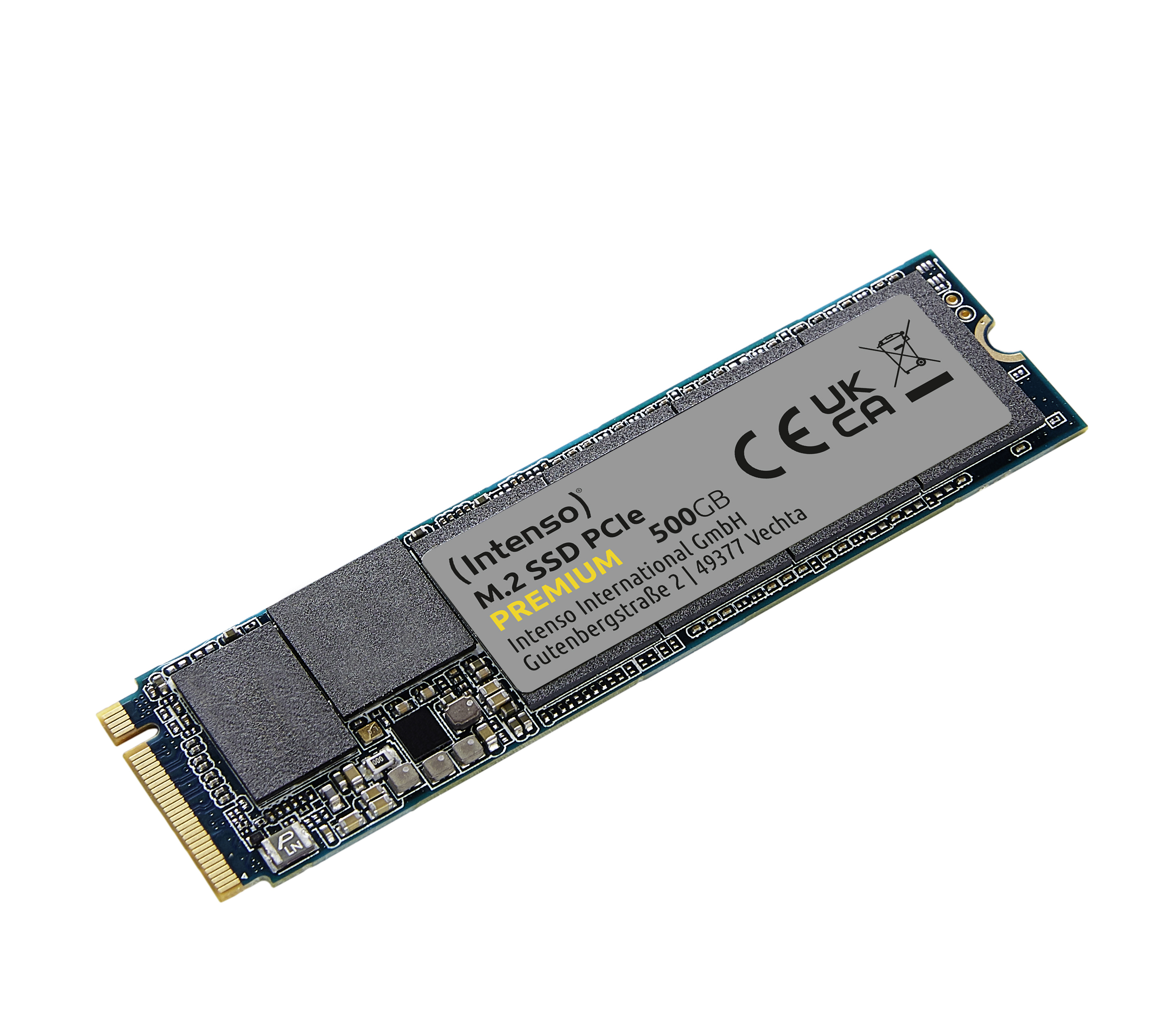 Intenso SSD 500GB Premium M.2 PCIe PCI Express 3.0 NVMe