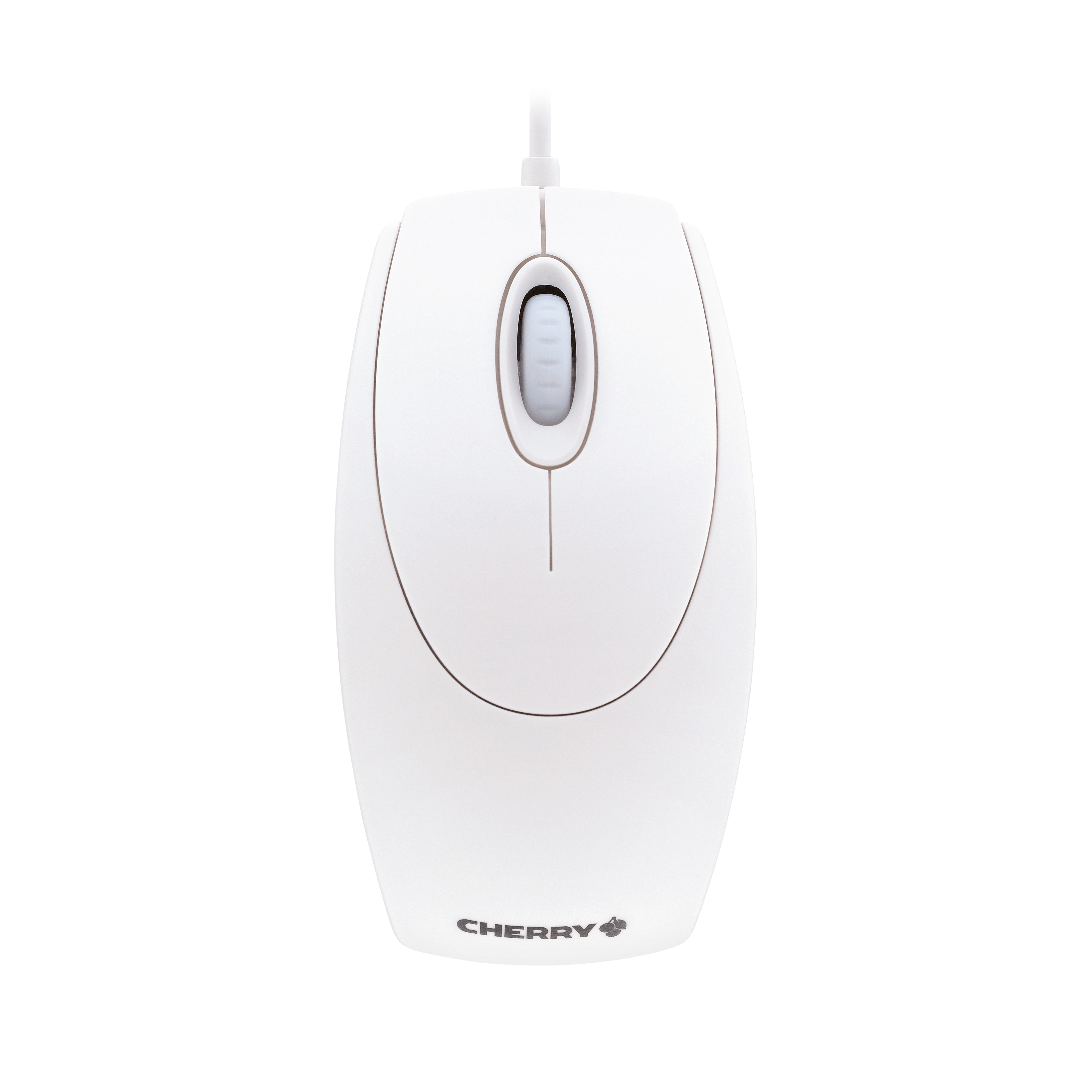 CHERRY WHEELMOUSE OPTICAL Kabelgebundene Maus, Weiß Grau, PS2/USB
