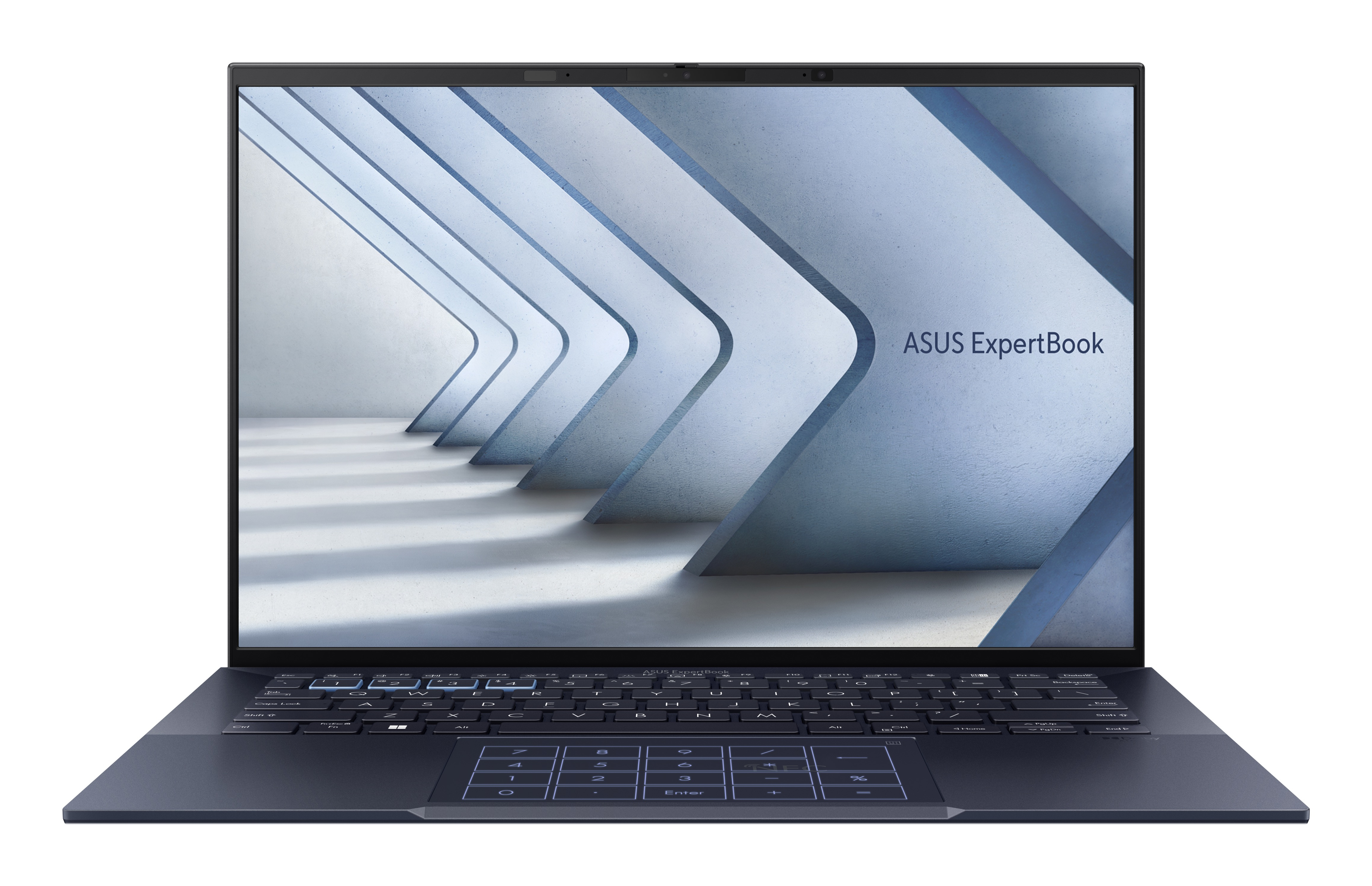ASUS ExpertBook B9 B9403CVAR-KM1092X Intel Core 7 150U Laptop 35,6 cm (14") WQXGA+ 16 GB LPDDR5-SDRAM 512 GB SSD Wi-Fi 6E (802.11ax) Windows 11 Pro Schwarz