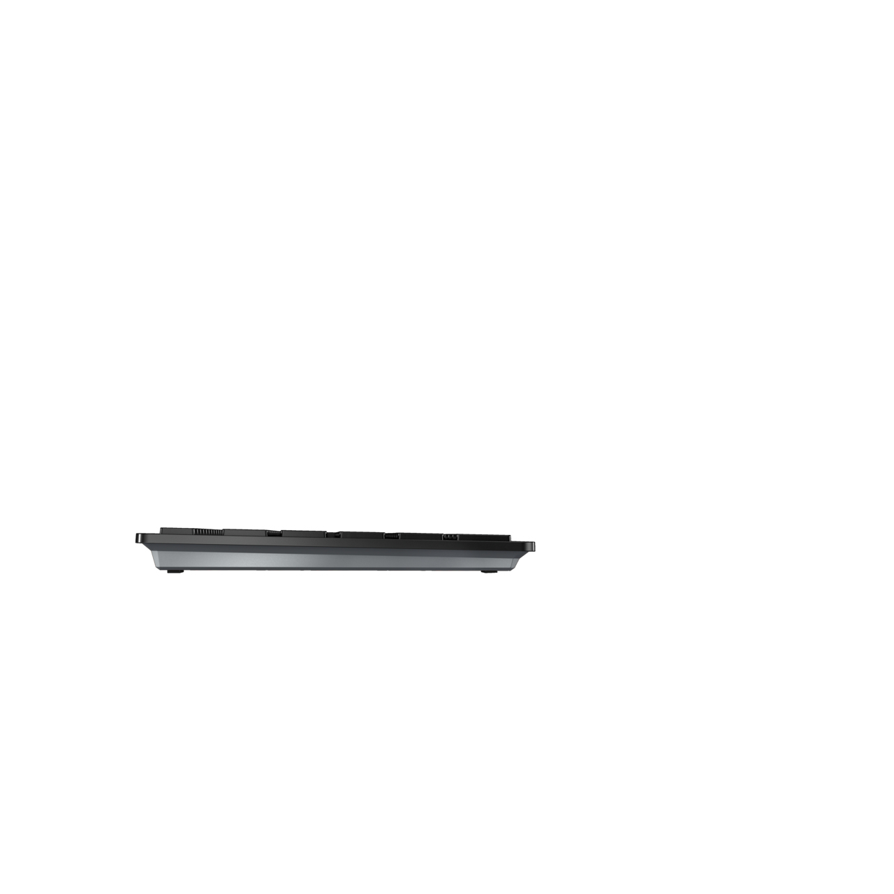 CHERRY DW 9500 SLIM Tastatur Maus enthalten RF Wireless + Bluetooth QWERTZ Deutsch Schwarz, Grau