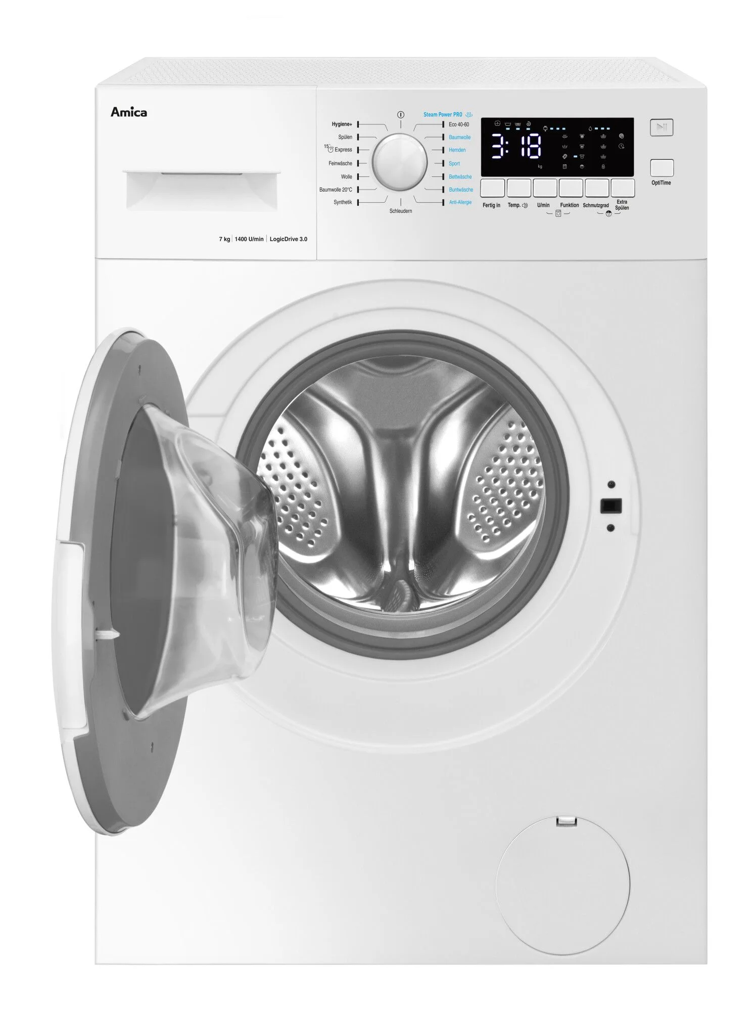 Amica WA 474 082 washing machine Front-load 7 kg 1400 RPM White