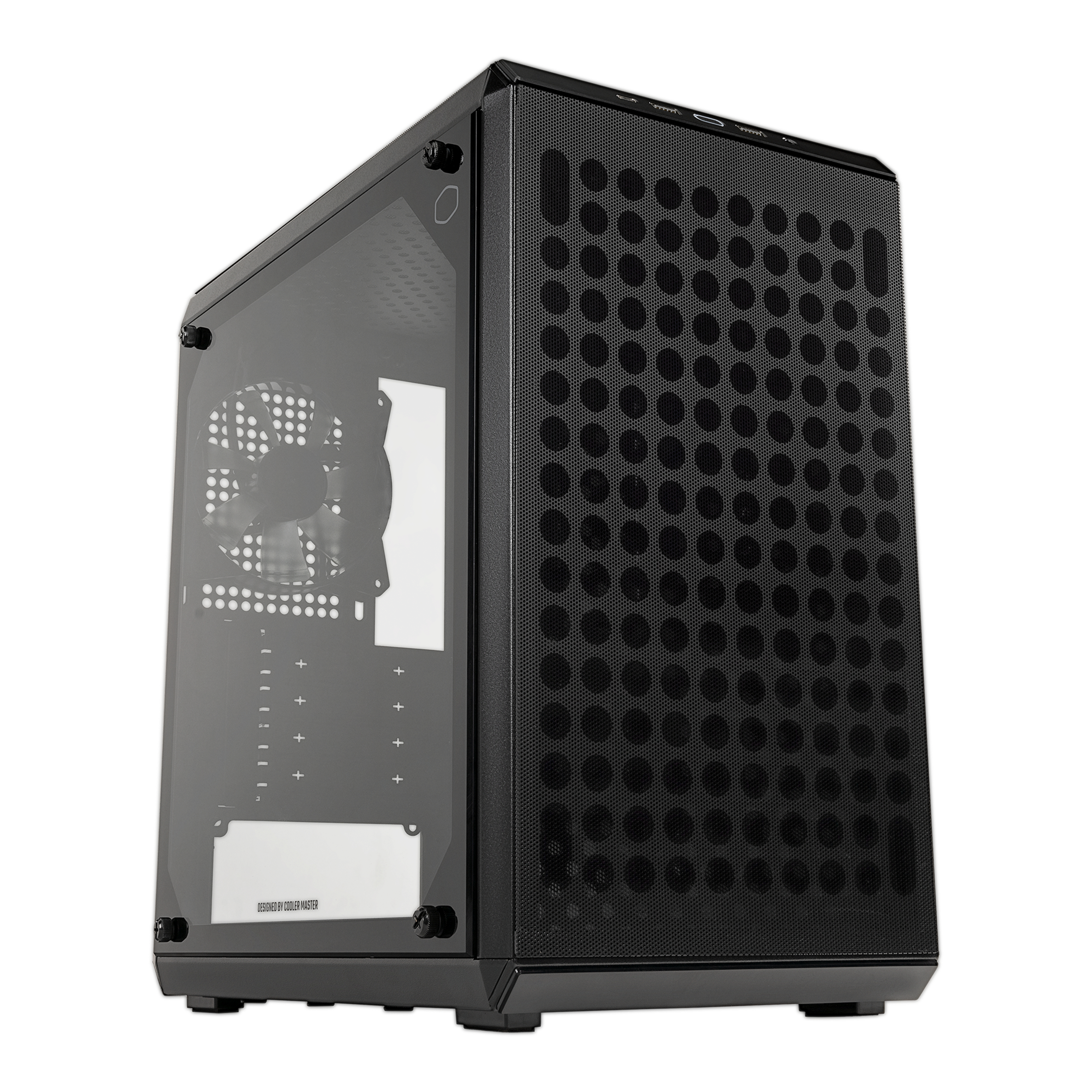 Cooler Master Q300L V2 Mini Tower Schwarz, Transparent