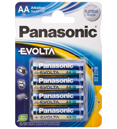 Wentronic LR6 4-BL Panasonic EVOLTA Einwegbatterie AA Alkali