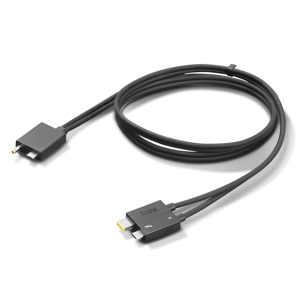Lenovo 4X91K16970 Thunderbolt-Kabel 0,7 m 40 Gbit/s Schwarz