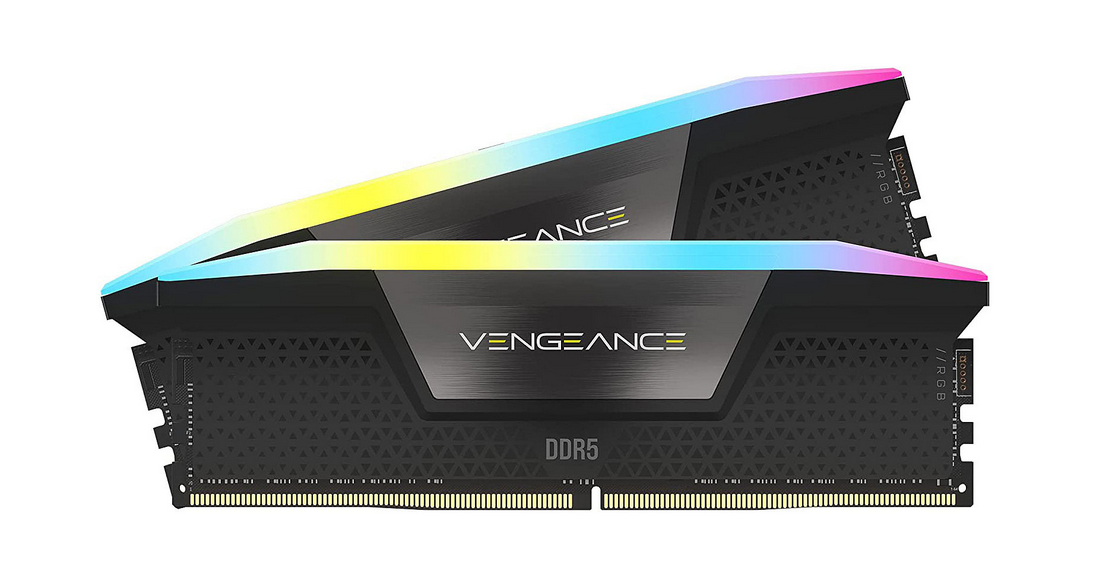 Corsair Vengeance RGB CMH64GX5M2B5600C40 Speichermodul 64 GB 2 x 32 GB DDR5 5600 MHz