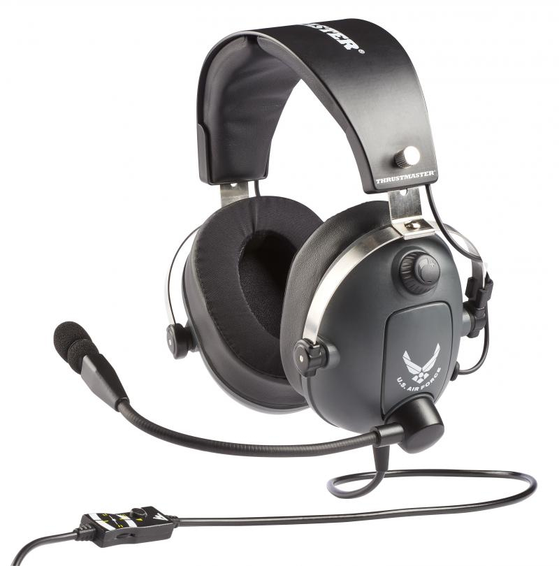 Thrustmaster T.Flight U.S. Air Force Edition Kopfhörer Kabelgebunden Kopfband Gaming Schwarz