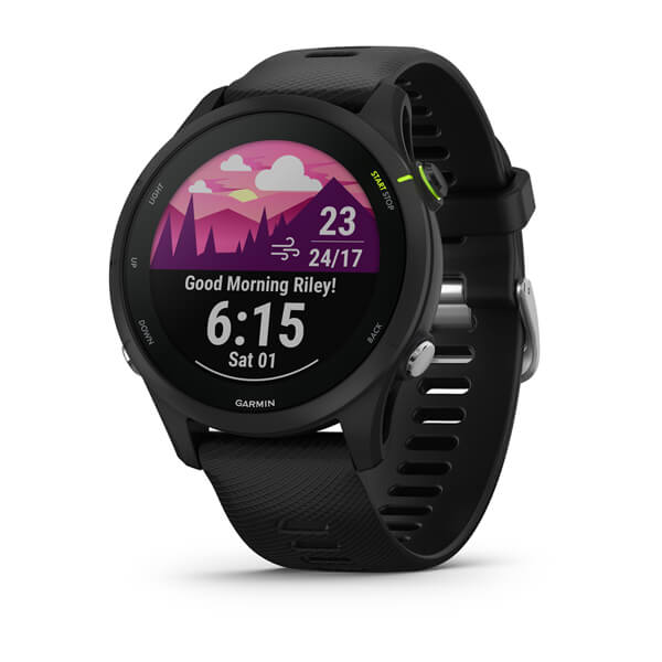 Garmin Forerunner 255 Music 3,3 cm (1.3") MIP 46 mm Digital 260 x 260 Pixel Touchscreen Schwarz WLAN GPS