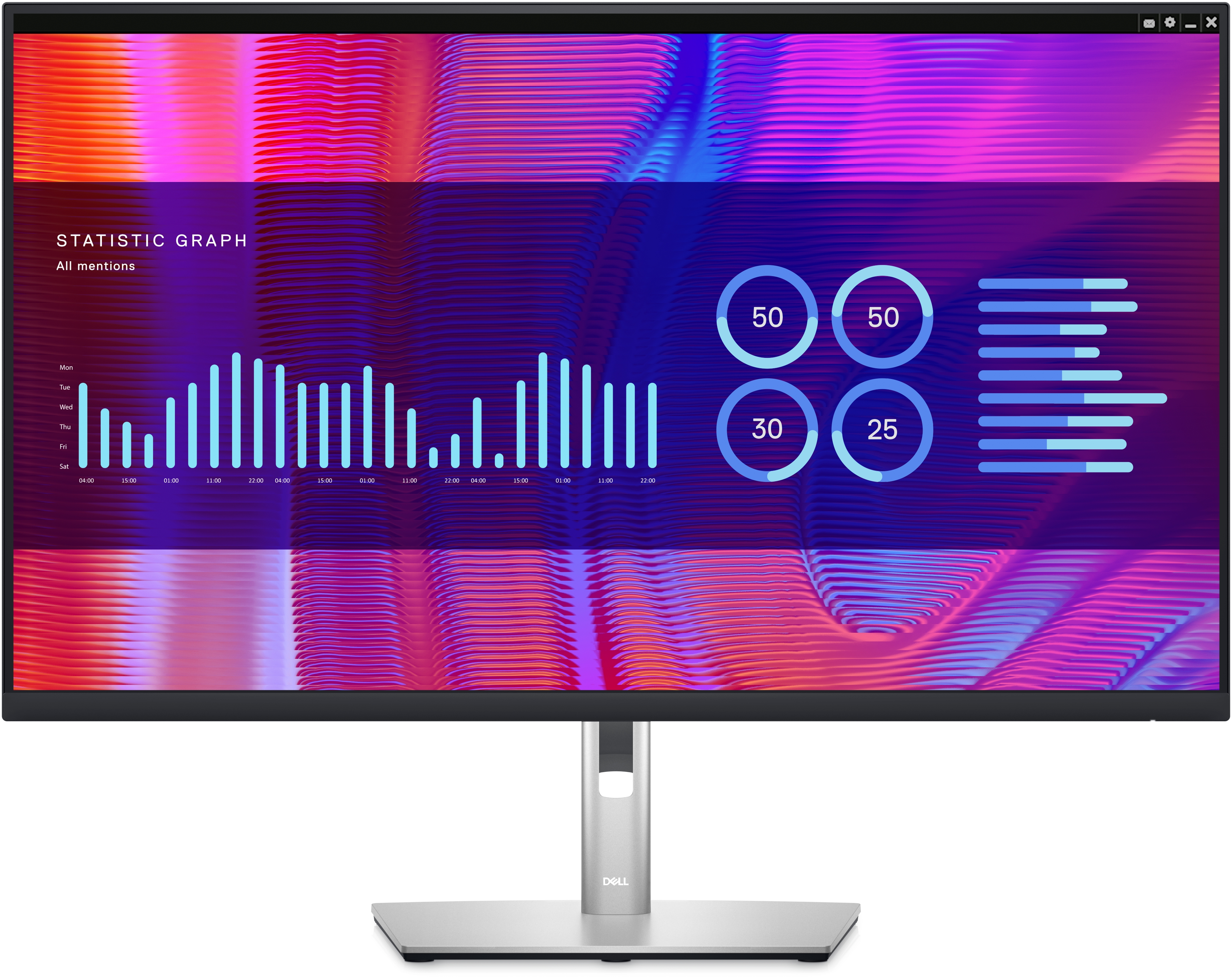 DELL P Series P3223DE LED display 80 cm (31.5") 2560 x 1440 Pixel Quad HD LCD Schwarz