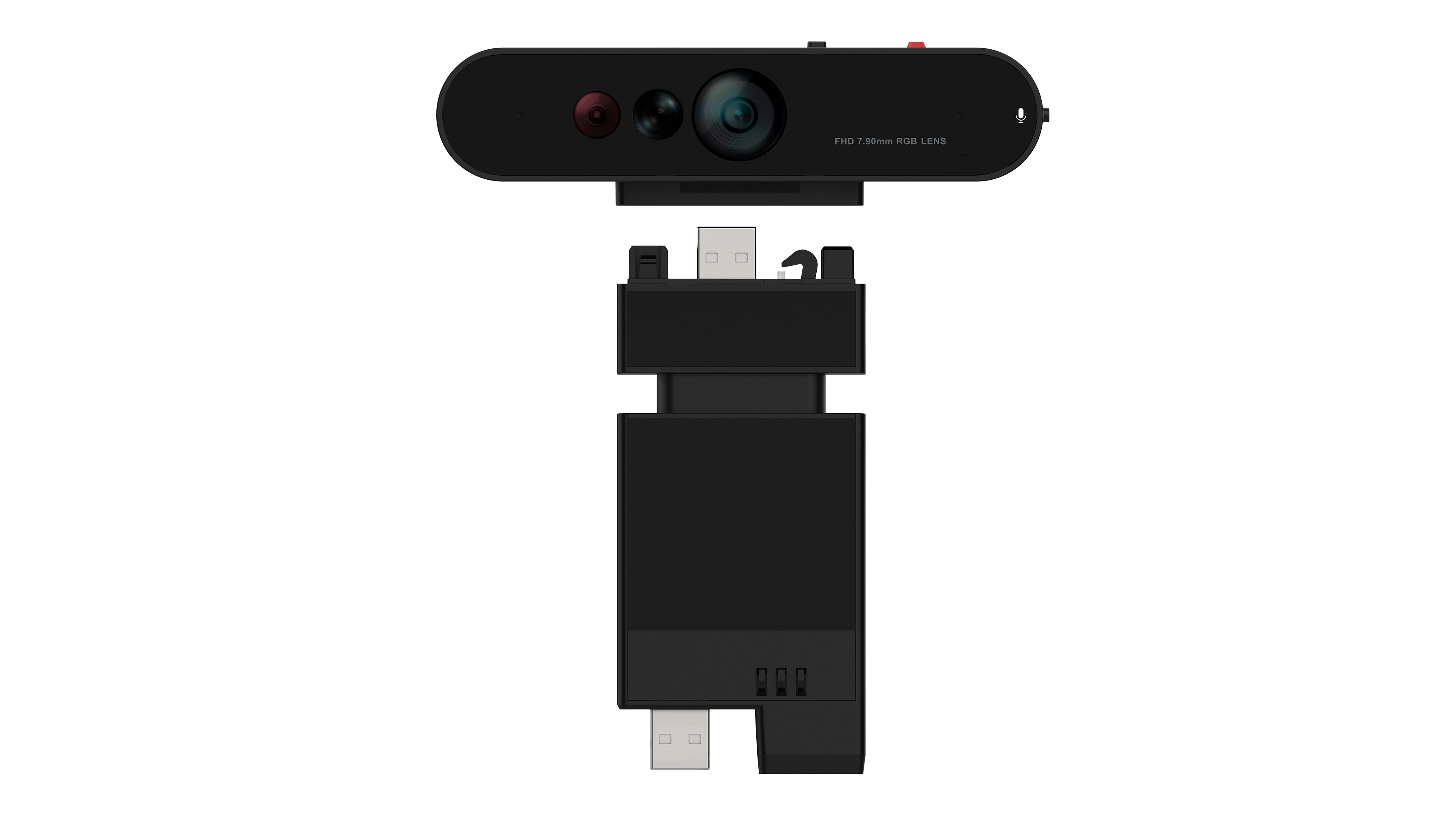 Lenovo ThinkVision MC60 (S) Webcam 1920 x 1080 Pixel USB 2.0 Schwarz