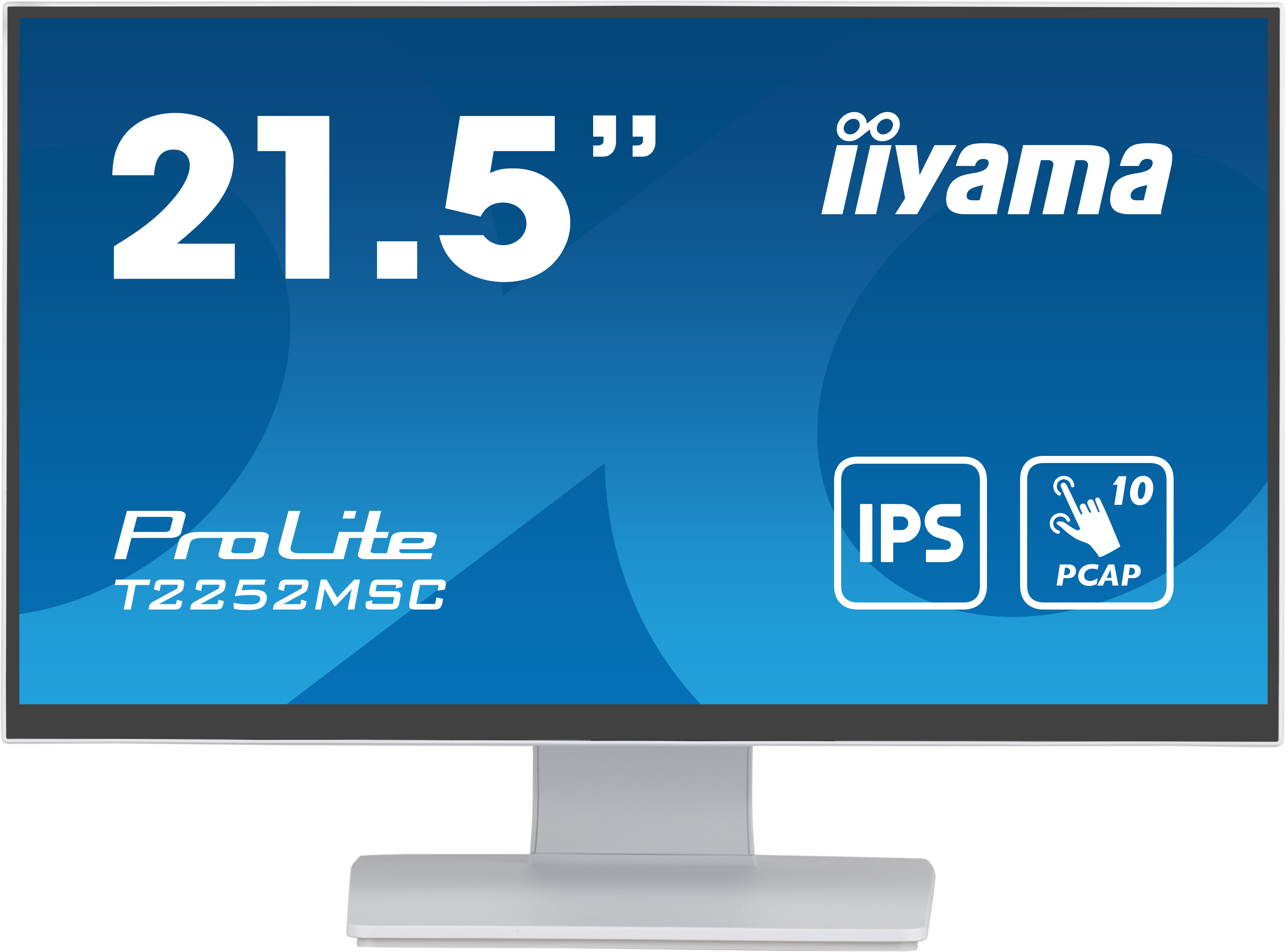 iiyama ProLite Computerbildschirm 54,6 cm (21.5") 1920 x 1080 Pixel Full HD LCD Touchscreen Tisch Weiß