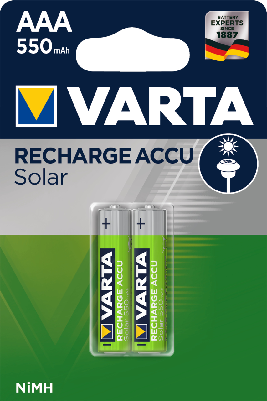 Varta 4008496808083 Haushaltsbatterie Wiederaufladbarer Akku AAA Nickel-Metallhydrid (NiMH)