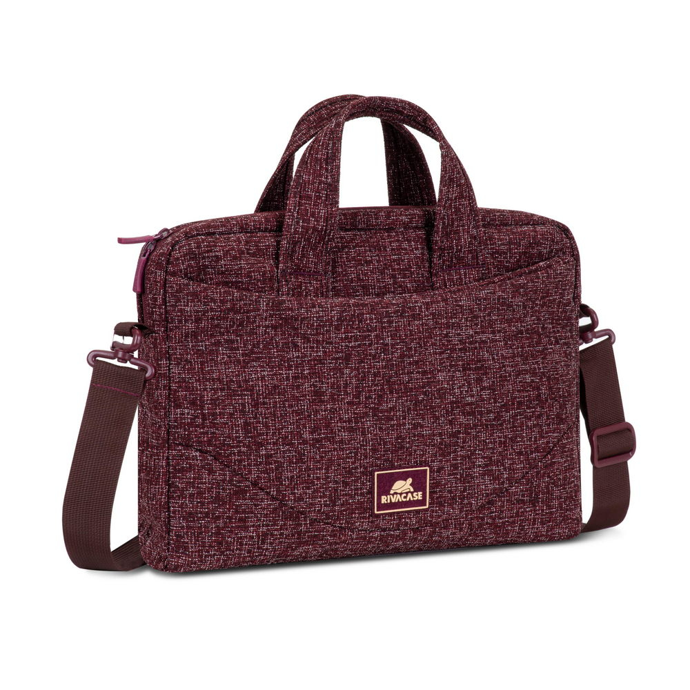 Rivacase 7921 35,6 cm (14") Messengerhülle Burgund, Weiß