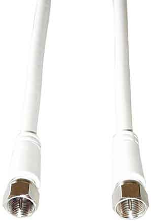 e+p FA 75 Koaxialkabel 7,5 m F plug Weiß