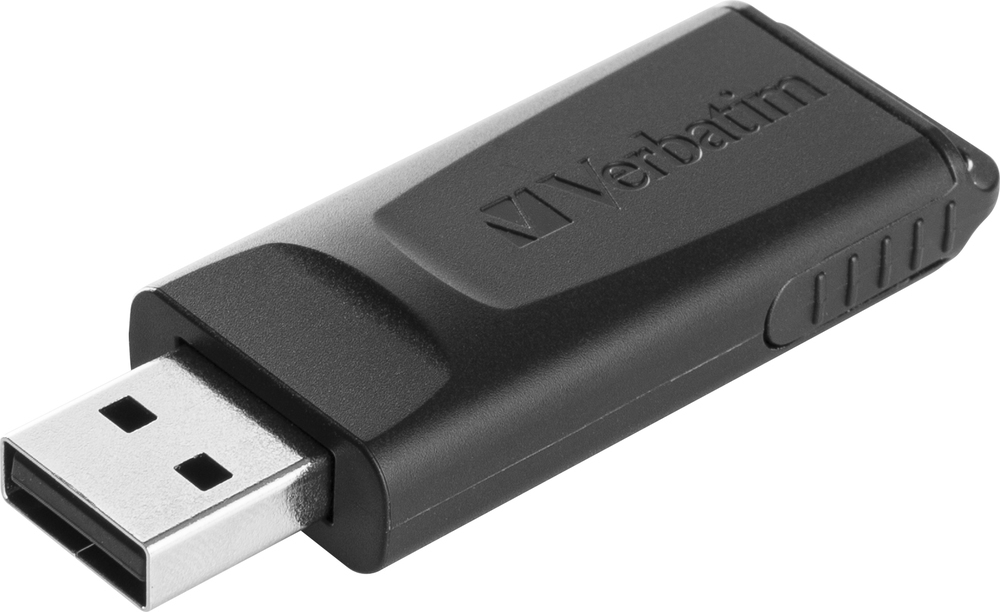 Verbatim Slider - USB-Stick 128GB - Schwarz