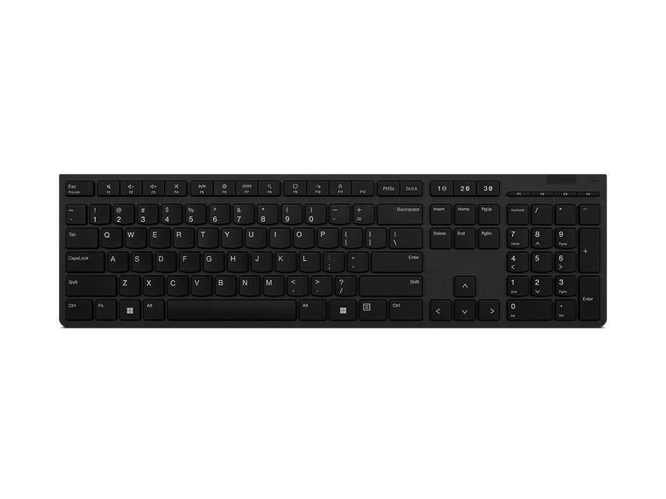 Lenovo 4Y41K04067 Tastatur RF Wireless + Bluetooth Deutsch Grau