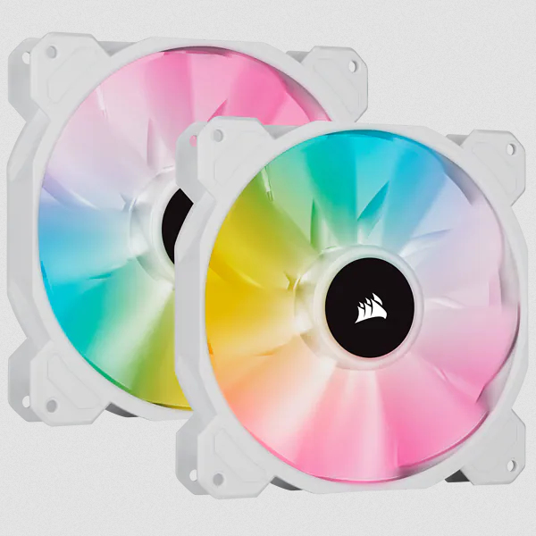 Corsair SP140 RGB ELITE Computergehäuse Ventilator 14 cm Weiß 2 Stück(e)