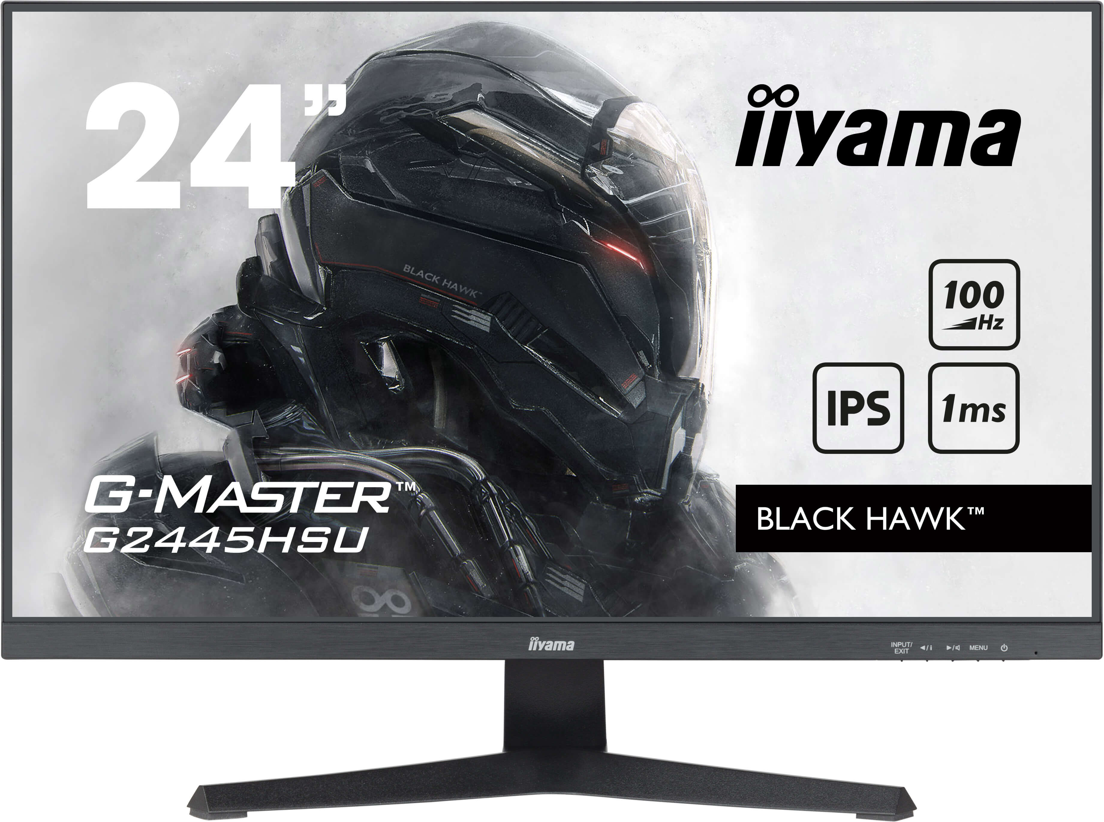 iiyama G-MASTER G2445HSU-B2 Computerbildschirm 61 cm (24") 1920 x 1080 Pixel Full HD LCD Schwarz