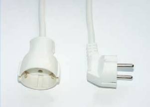 e+p SV 5 Verlängerungskabel 5 m 1 AC-Ausgänge Weiß