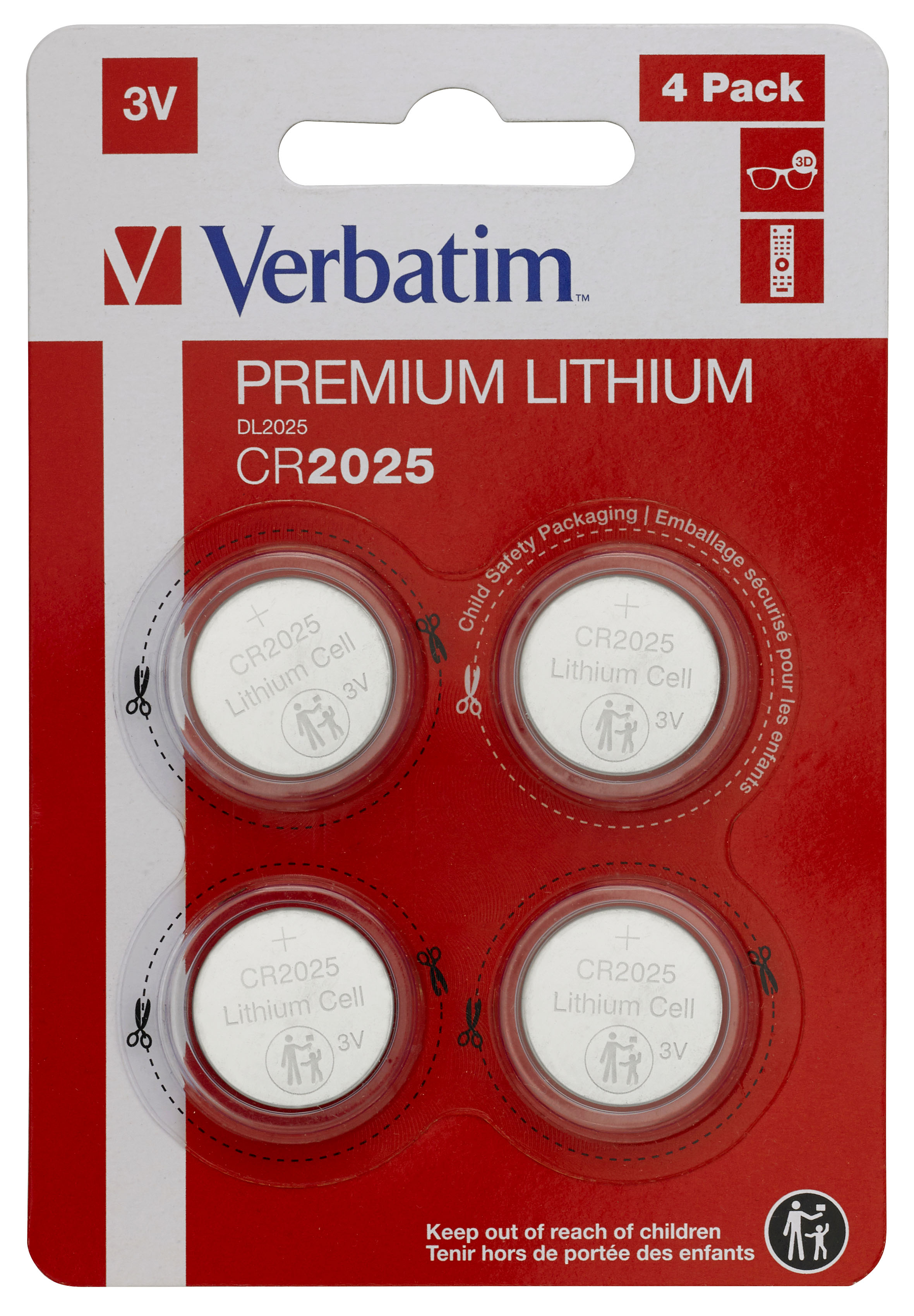 Verbatim CR2025 Einwegbatterie Lithium