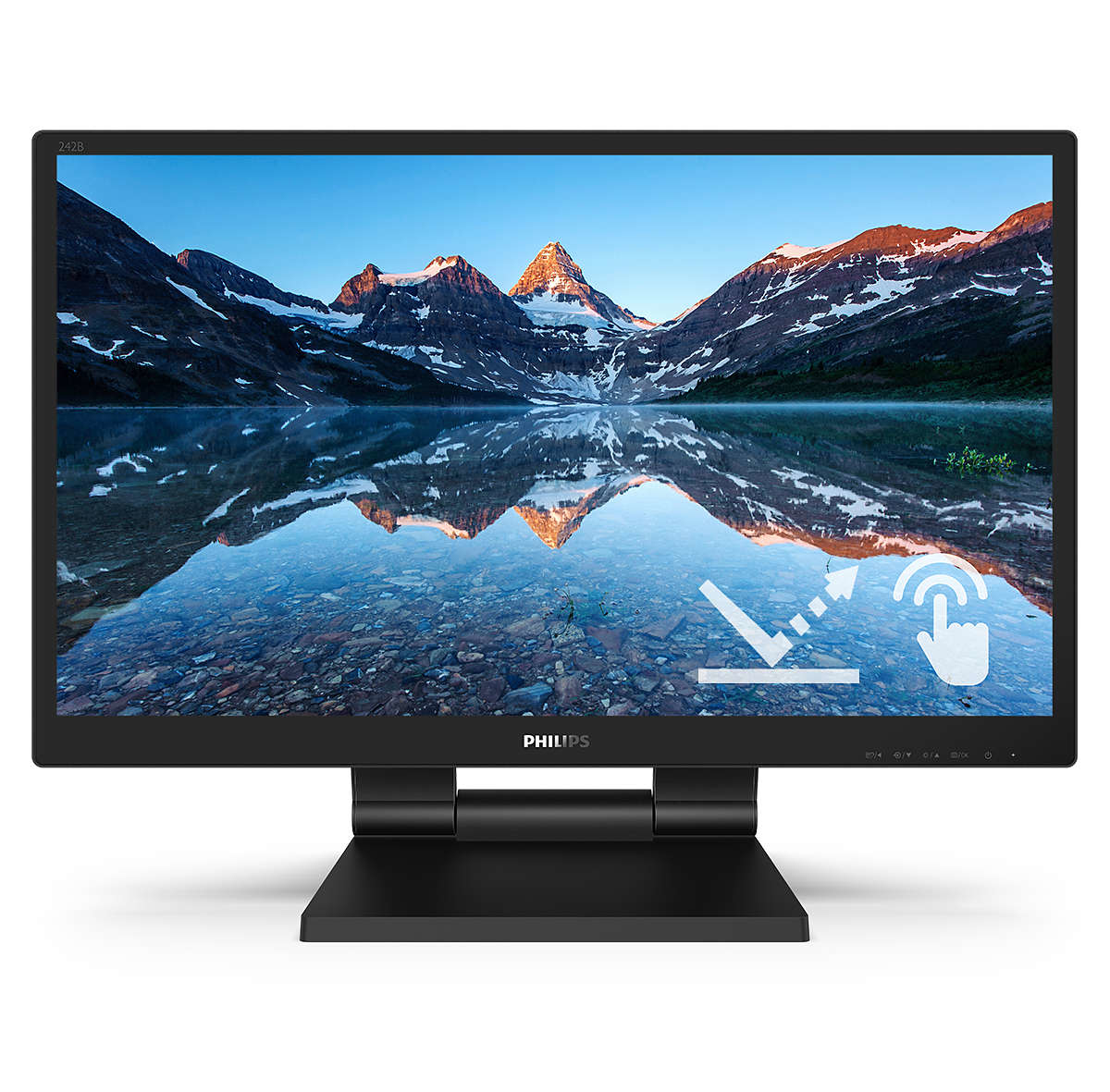 Philips 242B9TL/00 Computerbildschirm 60,5 cm (23.8") 1920 x 1080 Pixel Full HD LCD Touchscreen Schwarz
