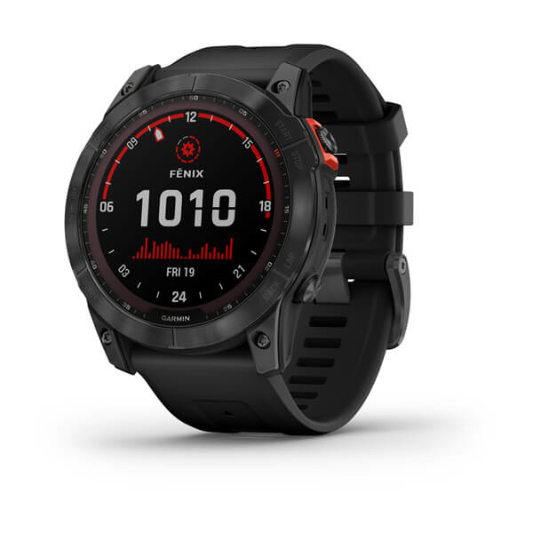 Garmin fenix 7X Solar 3,56 cm (1.4") MIP 51 mm Digital 280 x 280 Pixel Touchscreen Grau WLAN GPS