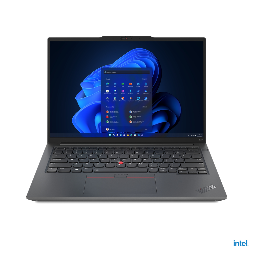 Lenovo ThinkPad E14 Laptop 35,6 cm (14") WUXGA Intel® Core™ i5 i5-1335U 16 GB DDR4-SDRAM 512 GB SSD Wi-Fi 6 (802.11ax) Windows 11 Pro Graphit, Schwarz