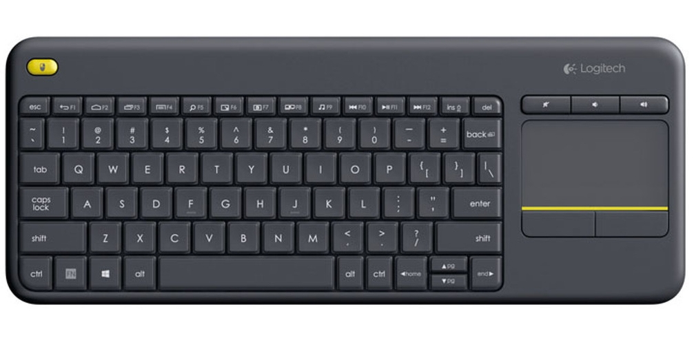 Logitech K400 Plus Tv Tastatur Haus RF Wireless QWERTZ Deutsch Schwarz