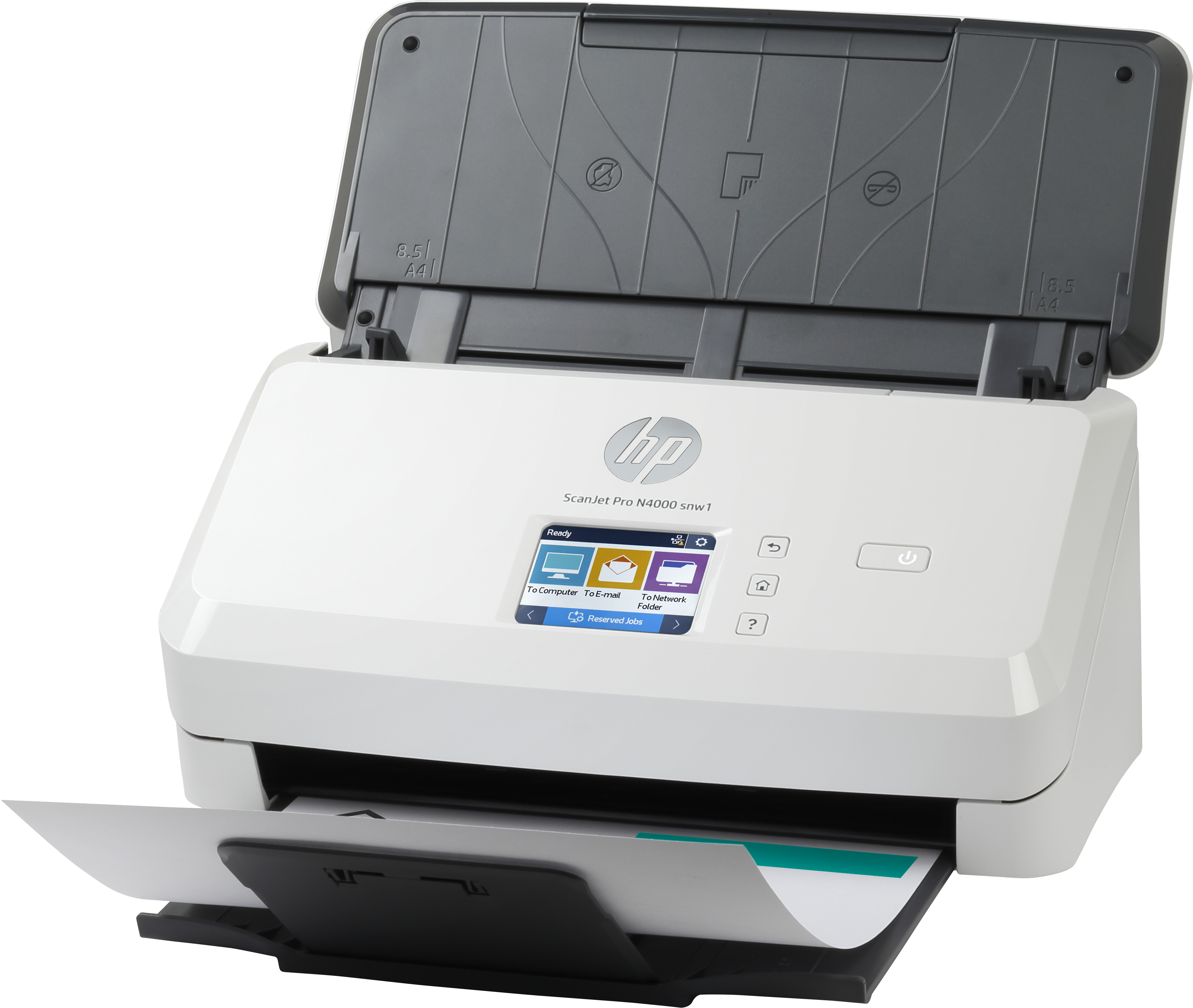 HP Scanjet Pro N4000 snw1 Sheet-feed Scanner Scanner mit Vorlageneinzug 600 x 600 DPI A4 Schwarz, Weiß