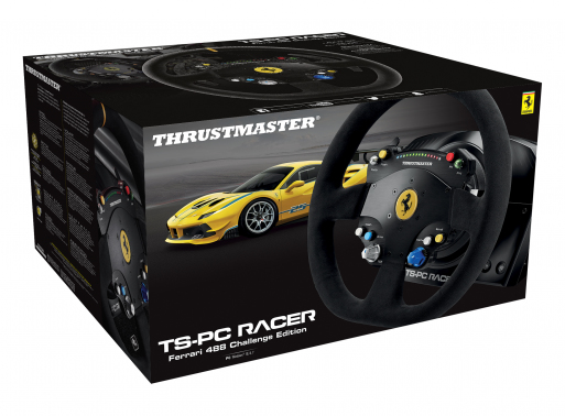 Thrustmaster TS-PC Racer Ferrari 488 Challenge Edition Schwarz USB 2.0 Steuerrad Analog / Digital