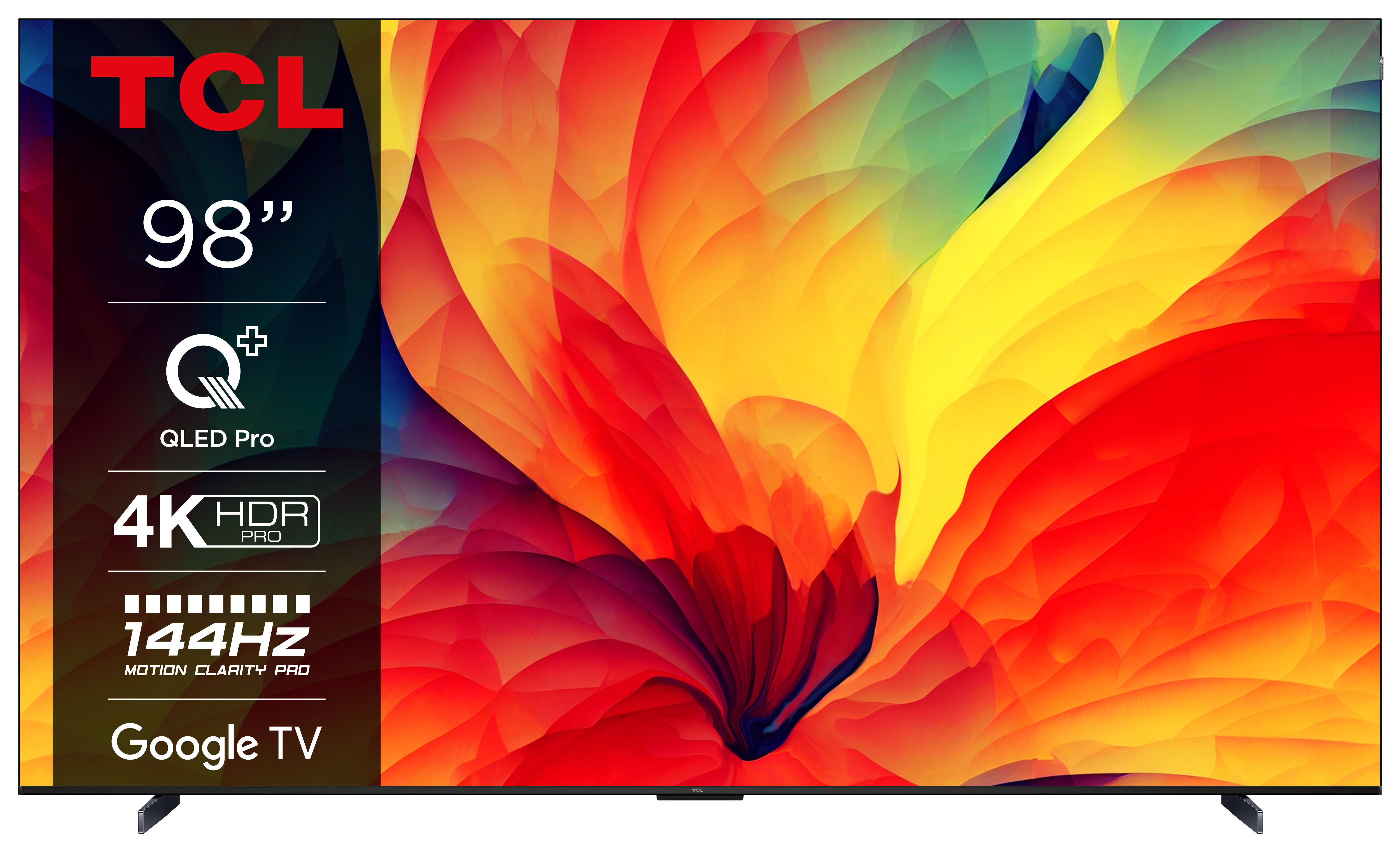 TCL QLED780 98QLED780 Fernseher 2,49 m (98") 4K Ultra HD Smart-TV Schwarz 450 cd/m²