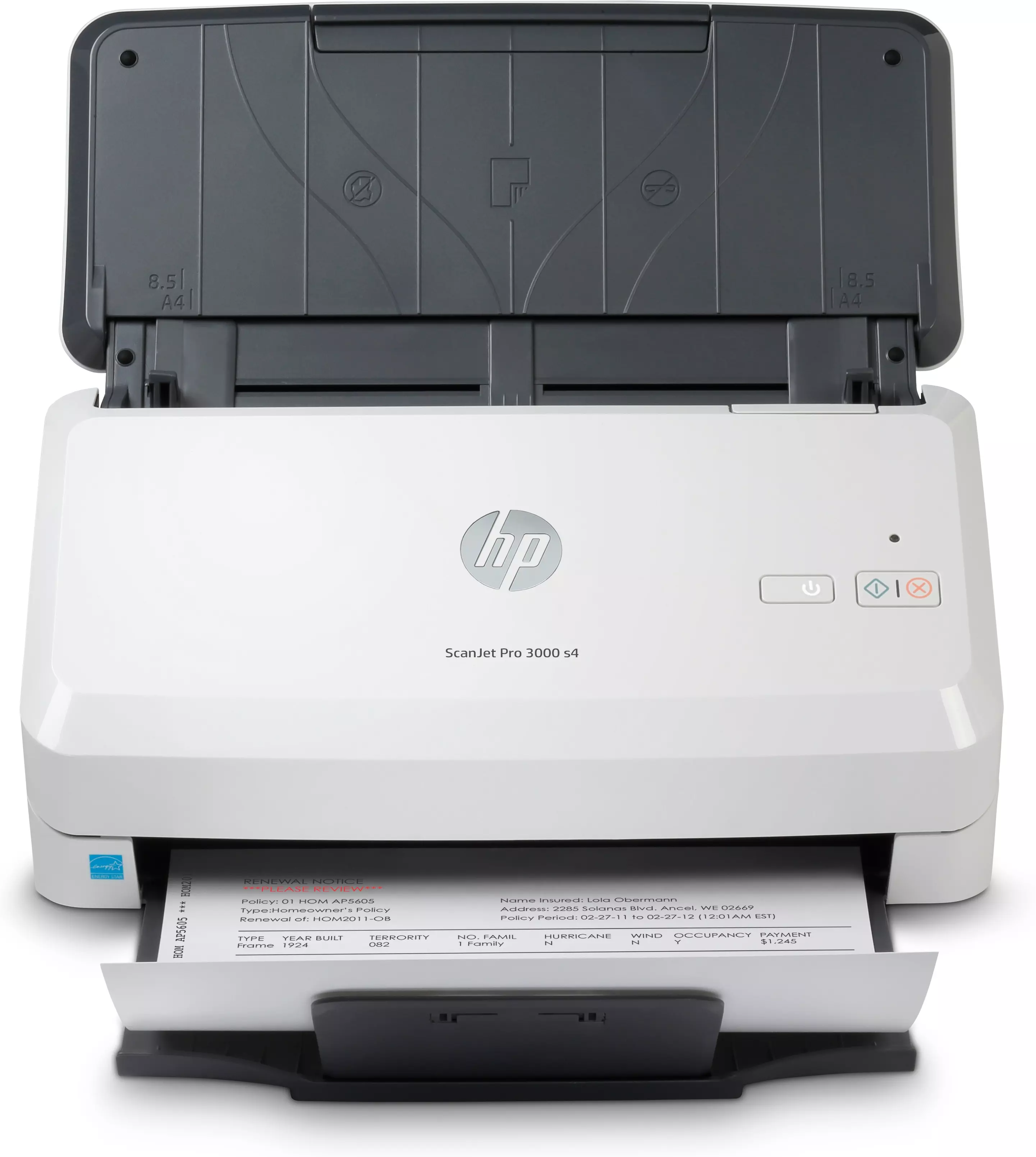 HP Scanjet Pro 3000 s4 Scanner mit Vorlageneinzug 600 x 600 DPI A4 Schwarz, Weiß