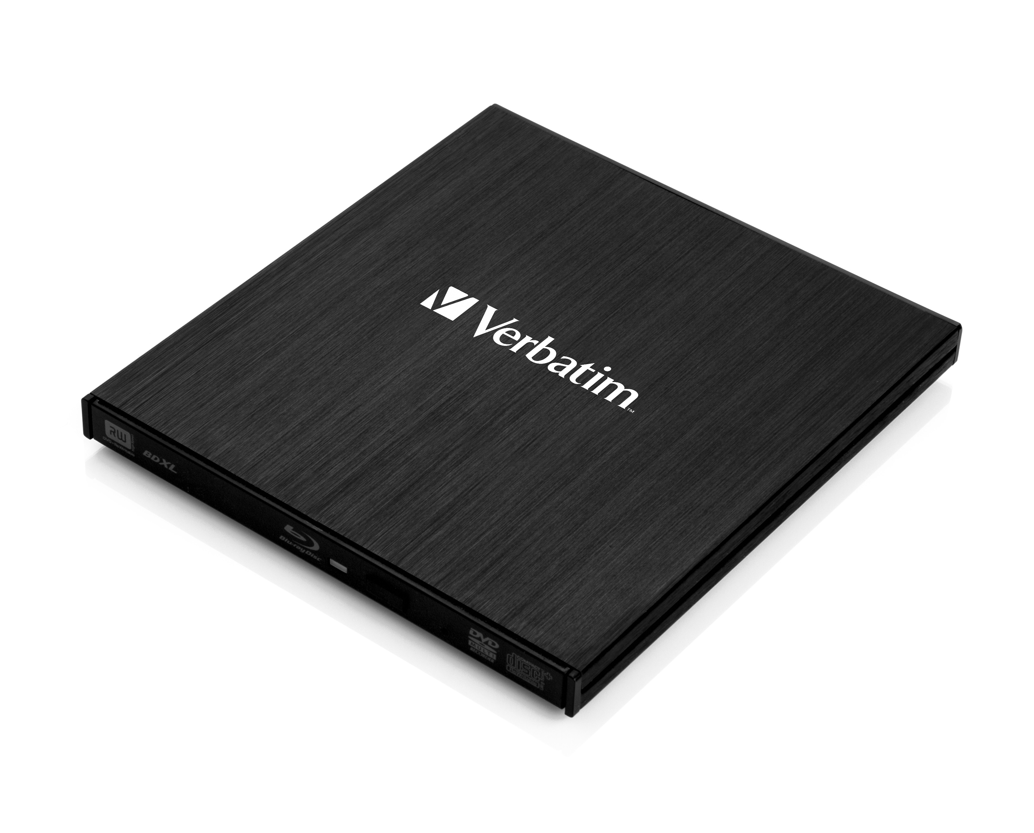 Verbatim External Slimline Optisches Laufwerk Blu-Ray RW Schwarz