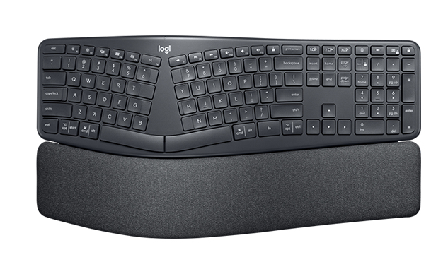 Logitech Ergo K860 Tastatur Universal RF Wireless + Bluetooth QWERTZ Deutsch Graphit