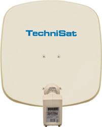 TechniSat Digidish 45 Twin Satellitenantenne Beige