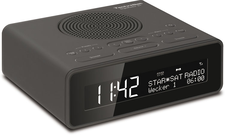TechniSat DigitRadio 51 Uhr Digital Schwarz