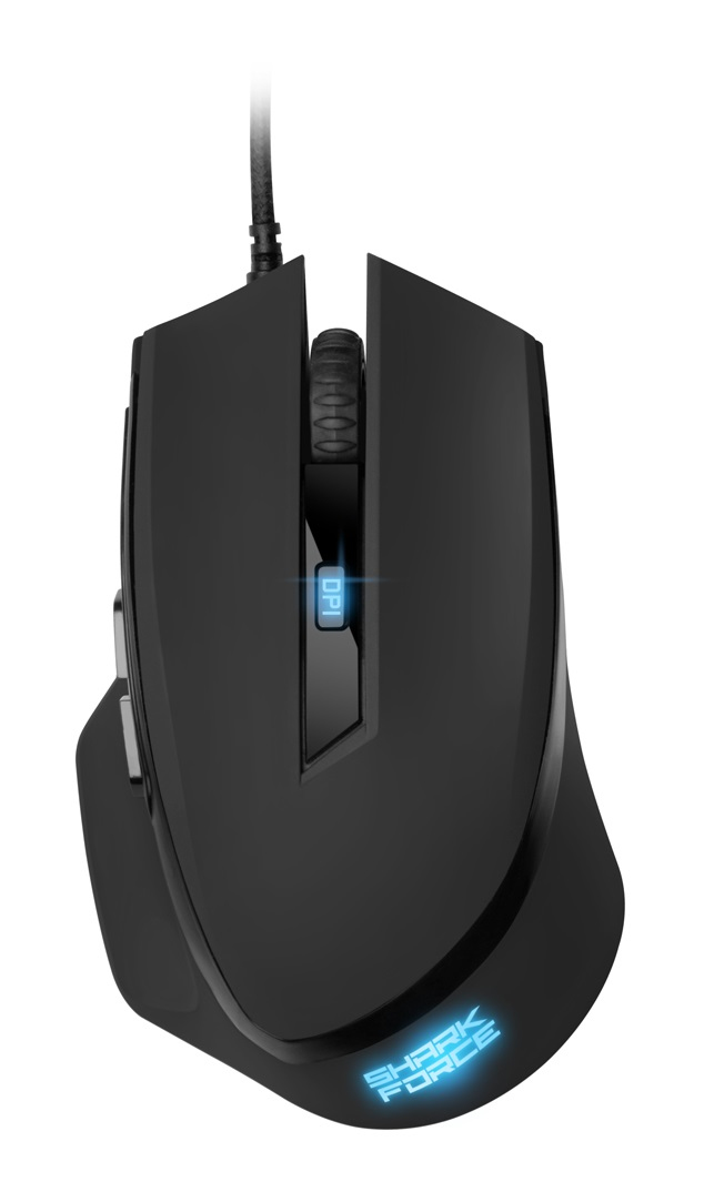 Sharkoon SHARK Force II Maus Gaming rechts USB Typ-A Optisch 4200 DPI