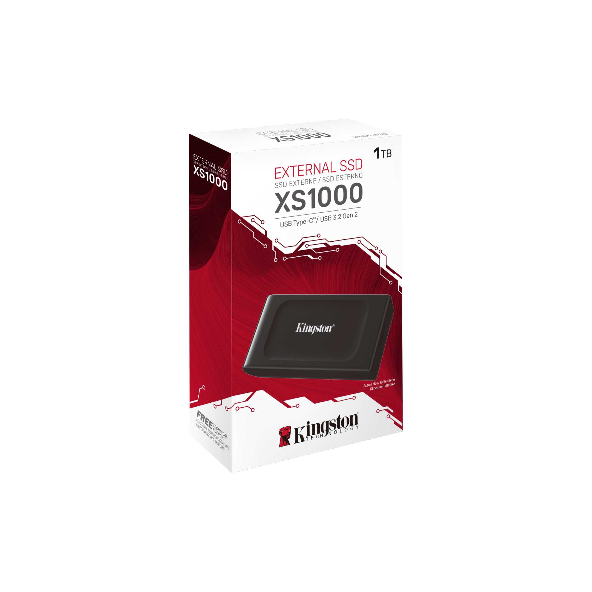 Kingston Technology XS1000 1 TB Schwarz