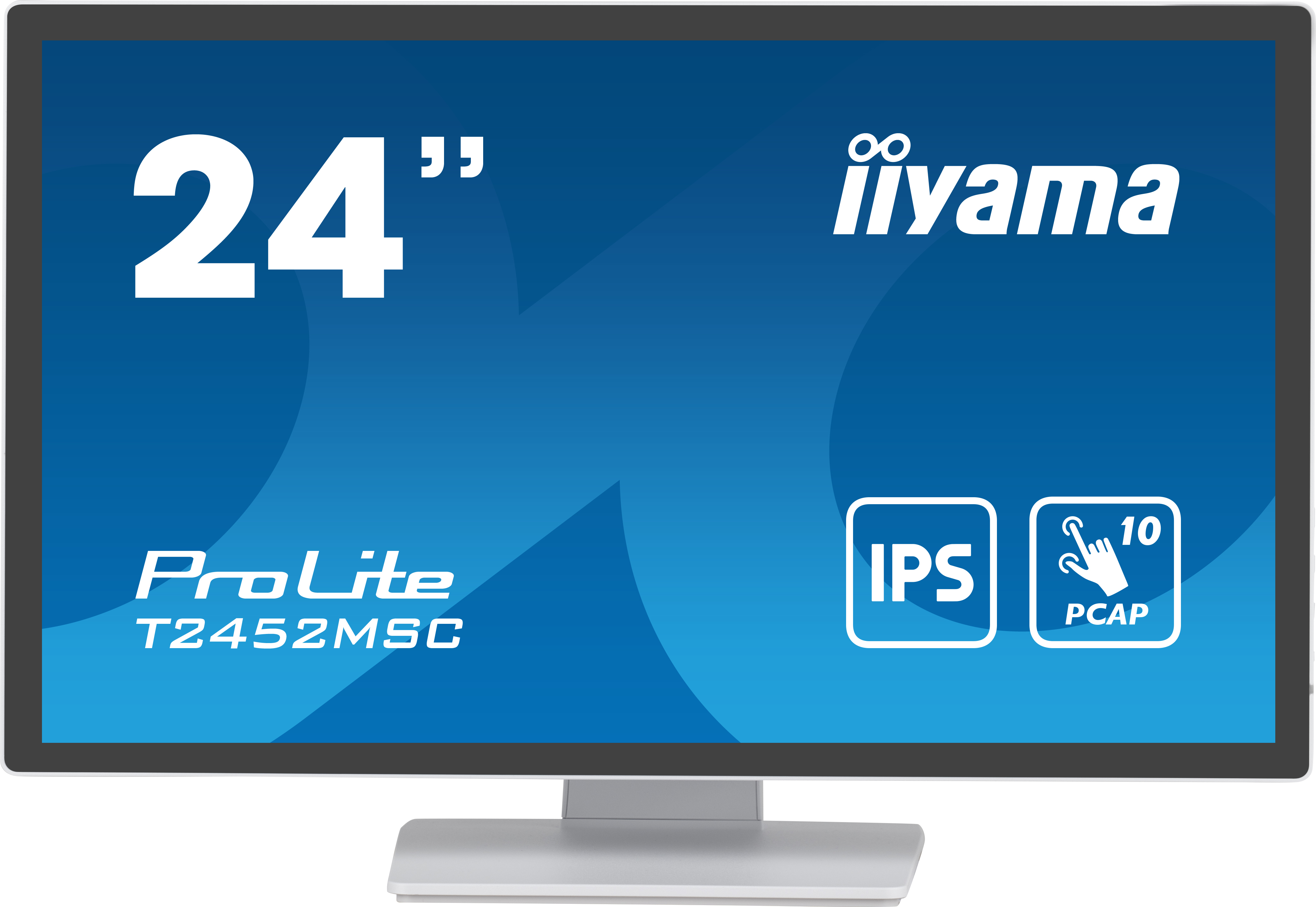 iiyama ProLite Computerbildschirm 60,5 cm (23.8") 1920 x 1080 Pixel Full HD LCD Touchscreen Multi-Nutzer Weiß